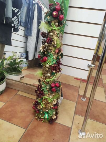 Елка искусственная литая бу