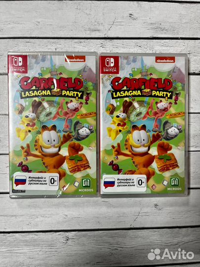 Garfield Lasagna Party nintendo switch