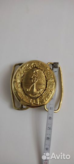 Пряжка адмиральского пояса вмф СССР