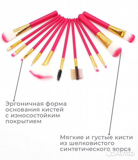 Набор кистей для макияжа