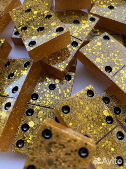 Домино из эпоксидной смолы