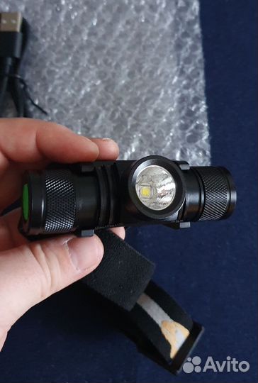 Фонарь аккумуляторный Boruit D10 налобный