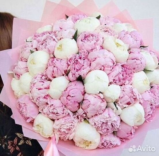 Пионы Букет пионов Доставка цветов