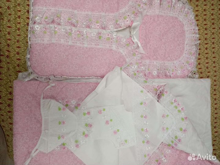 Конверт на выписку для девочки осень/весна