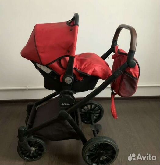 Коляска 3 в 1 Эко кожа Новая