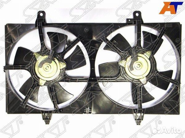 Диффузор радиатора двойной в сборе nissan teana