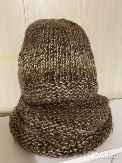 Шапка и снуд женский