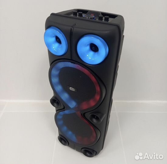 Блютуз колонка большая с микрофоном