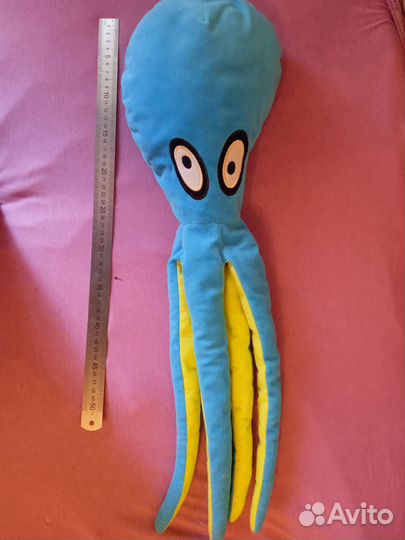 Мягкая игрушка пакетом осьминог, дракон
