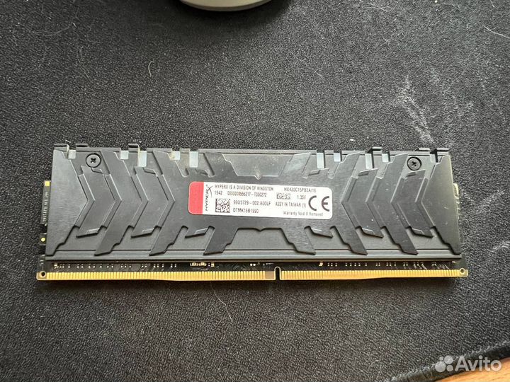 Оперативная память hyperx ddr4 16gb 3000mhz