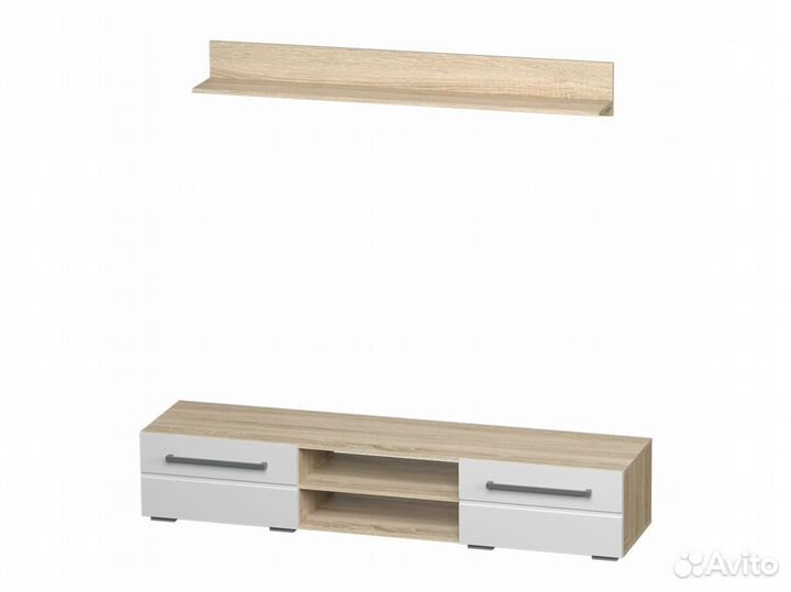 Тумба общего назначения тб-11 Милан Сонома/белый