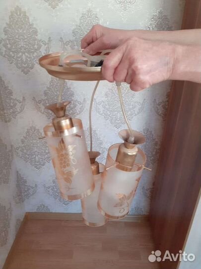 Люстра потолочная бу