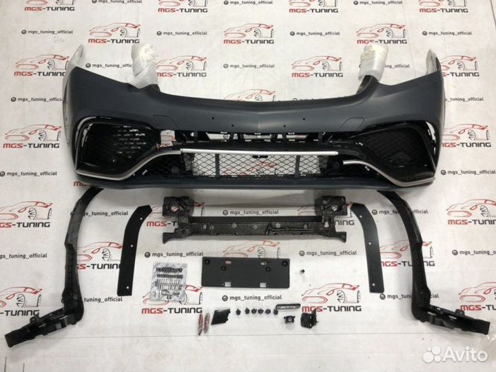 Бампер Mercedes GLS class x166 стиль GLS63 AMG