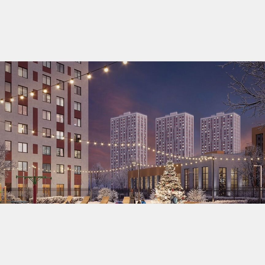 2-к. квартира, 44 м², 10/25 эт.