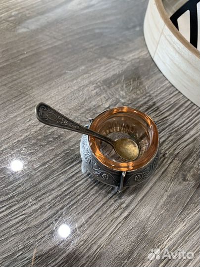 Солонка мельхиор СССР