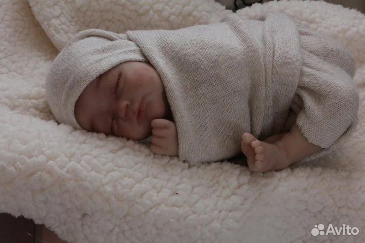 Кукла реборн мини кастом ооак