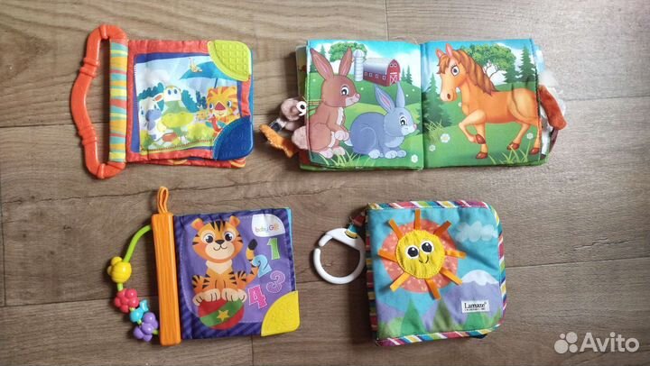 Книжки тактильные мягкие