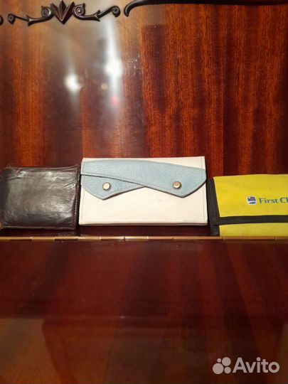 Новый натуральный кожаный портмоне
