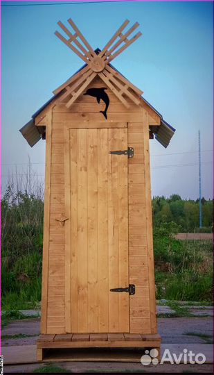 Дачный туалет с установкой ELE1003