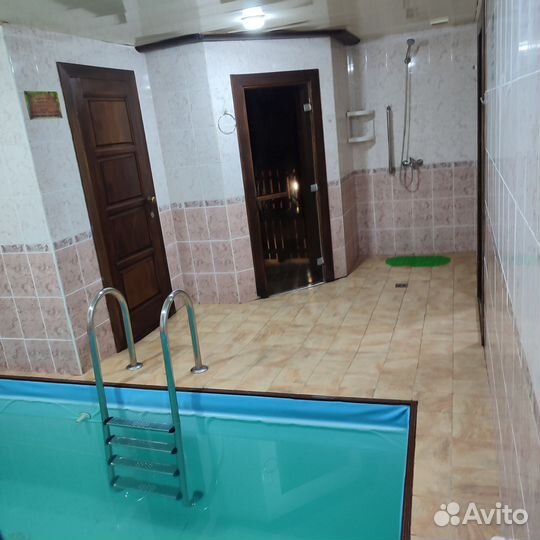 Баня сауна с бассейном