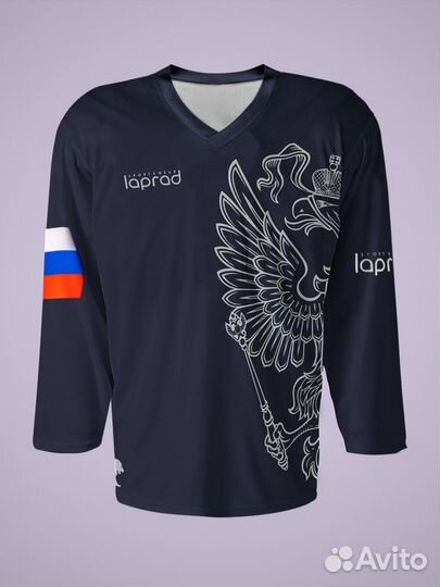 Вратарский хоккейный свитер серый