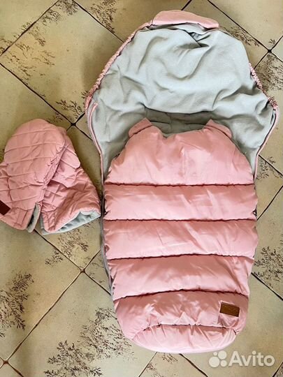 Зимний конверт mansita и варежки