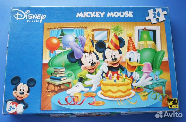 Пазл детский Микки Маус 24 детали