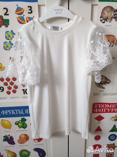 Школьная блуза 128 134