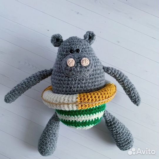 Бегемот с кругом