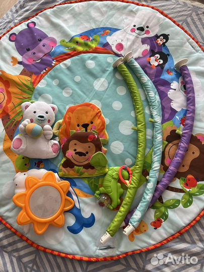 Развивающий коврик с дугами