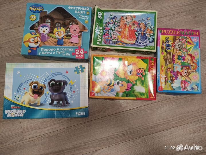 Макси пазлы для малышей