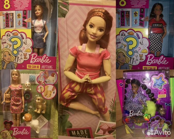 Куклы Барби безграничные движения и наборы