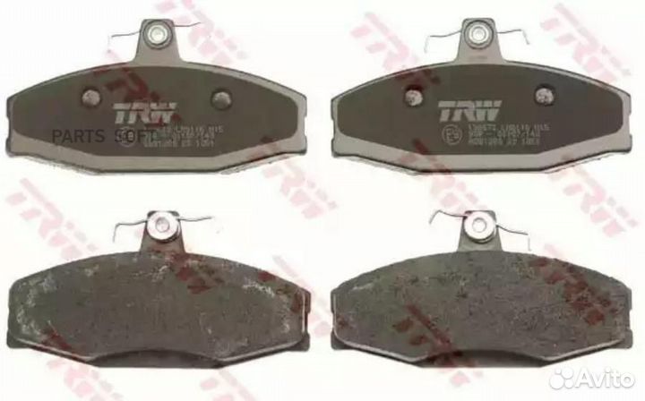 TRW GDB1280 Колодки торм диск к-т передн