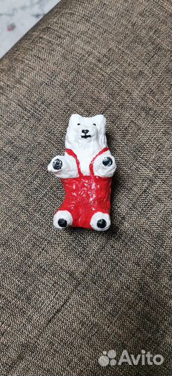 Ватные елочные игрушки