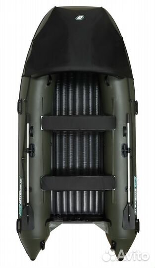 Лодка пвх Gladiator E350 PRO зеленый