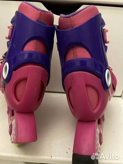 Роликовые коньки Oxelo детские с защитой 30-32