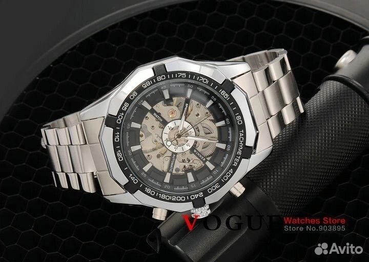 Winner Skeleton Sport Watch