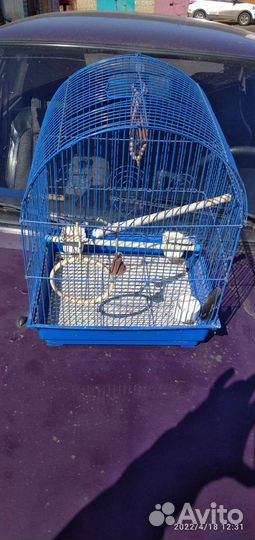 Клетка для попугая бу