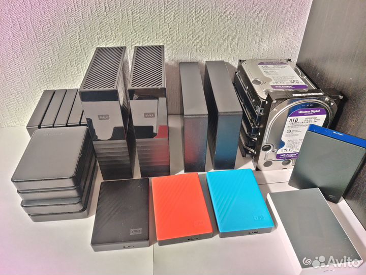 Жесткие диски внешние 4/5/6/10tb и внутренние 0.5