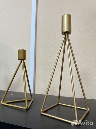 Подсвечники металлические