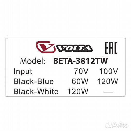 Звуковая колонна Volta beta-3812T