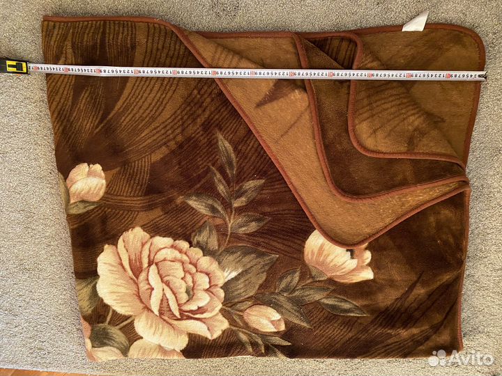 Плед покрывало евро теплый