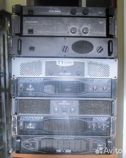 Усилители звука Pro 180-3300W PV Crown QSC C-M CVG