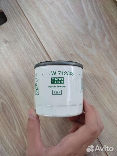 Фильтр масляный w712/43