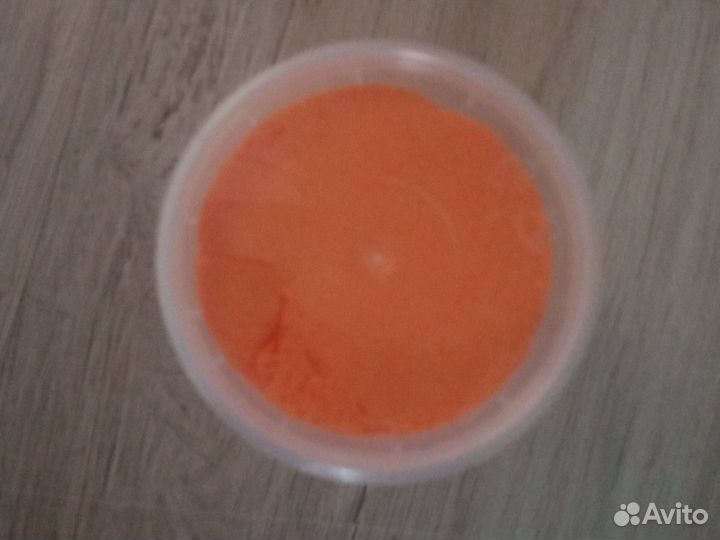 Гинетический пластилин, 1шт, цвет: оранжевый