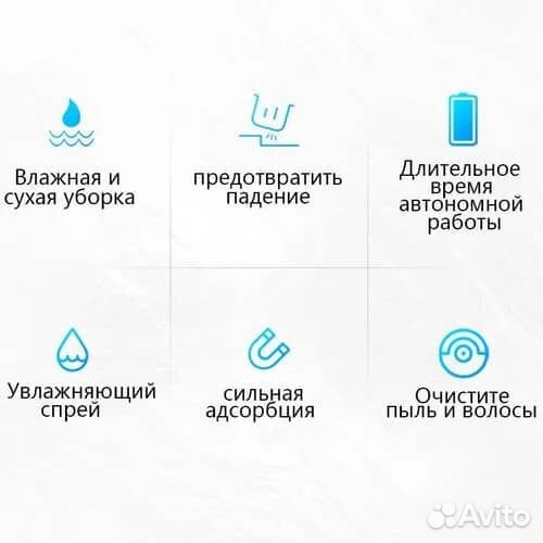 Робот пылесос Моющий новый