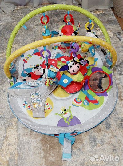 Развивающий коврик yookidoo с доп.игрушками