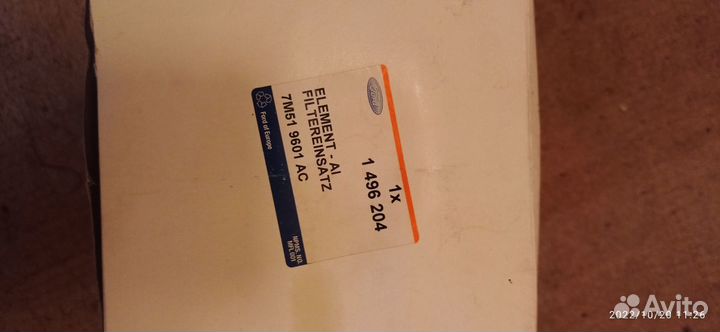 Ford-Focus,C-Max,Kuga 1496204 Фильтр возд.(ориг.)