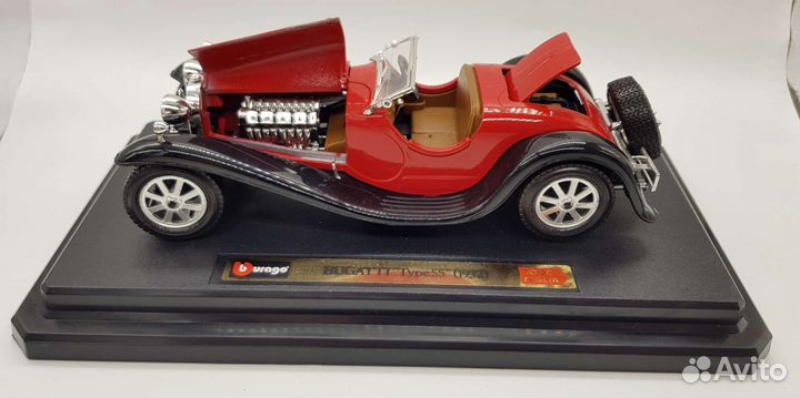 Модель Bburago Bugatti Type 55