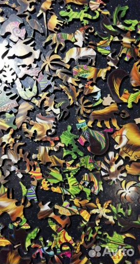 Пазл деревянный тигр